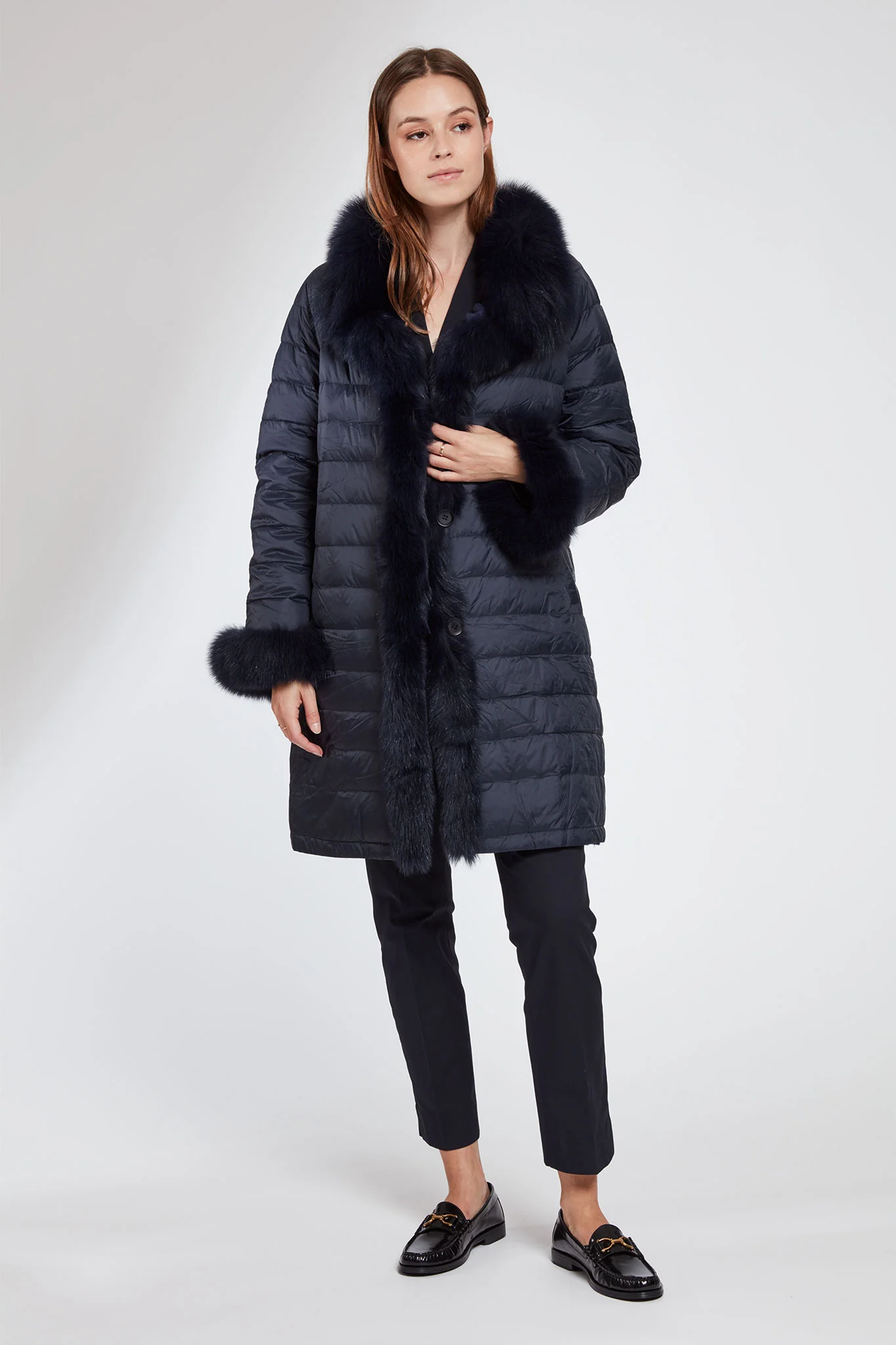 #1142 Down and Fox Reversible   Final Clearance  $290 - Image 3