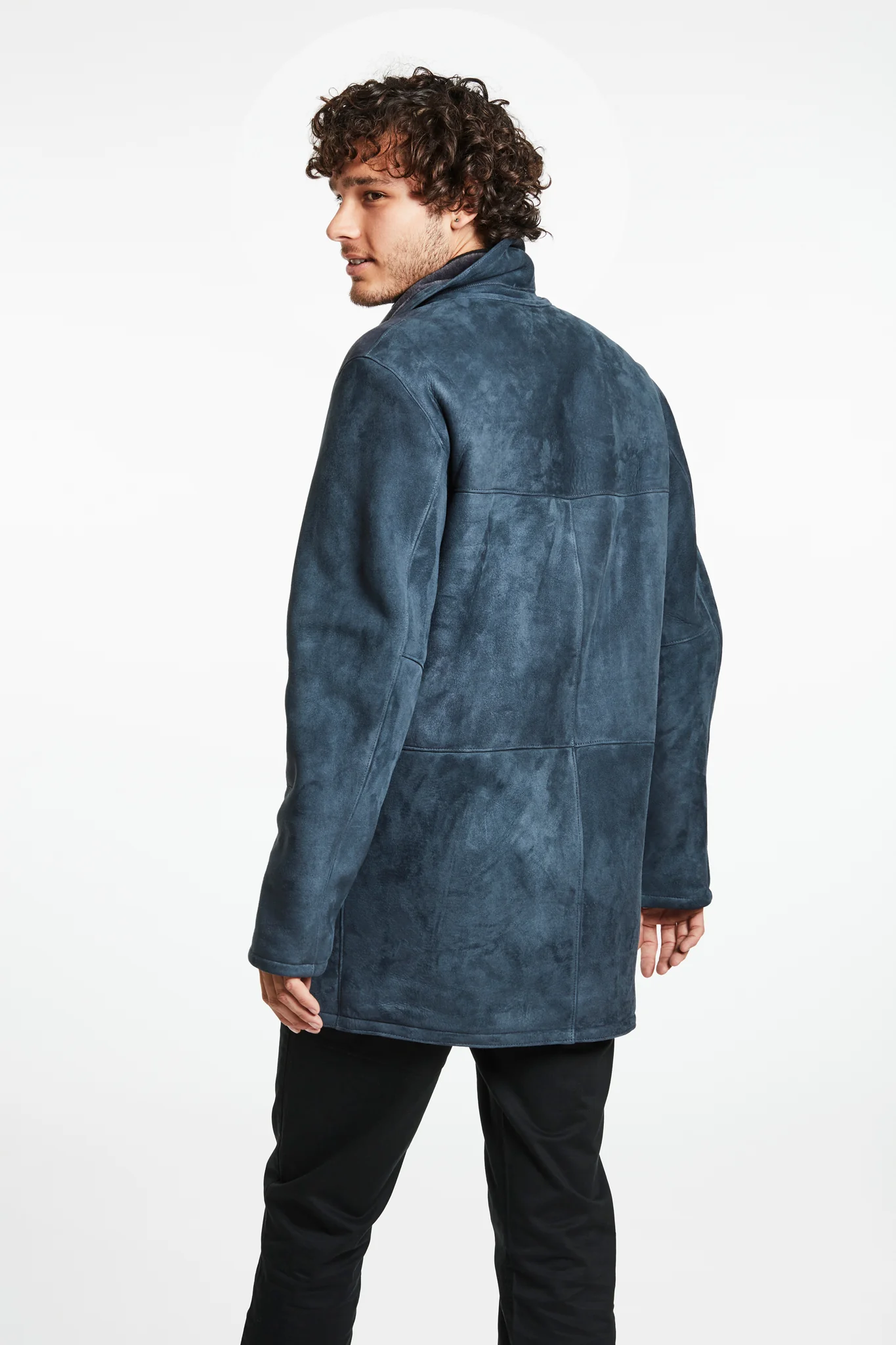 #501 Most Poular Man's Shearling Coat - Image 4